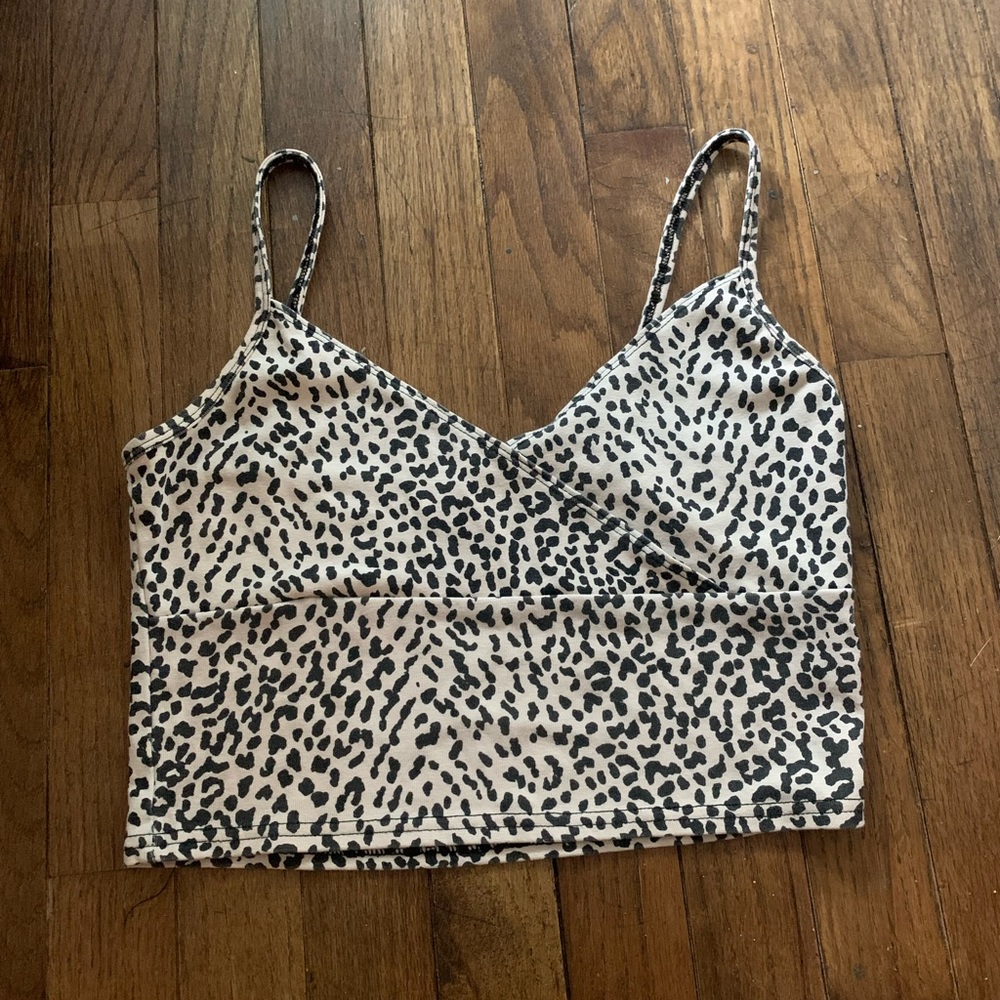 Brandy Melville Cheetah Print Top